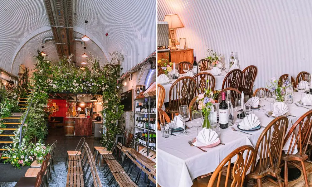 Pedros wine bar wedding celebration