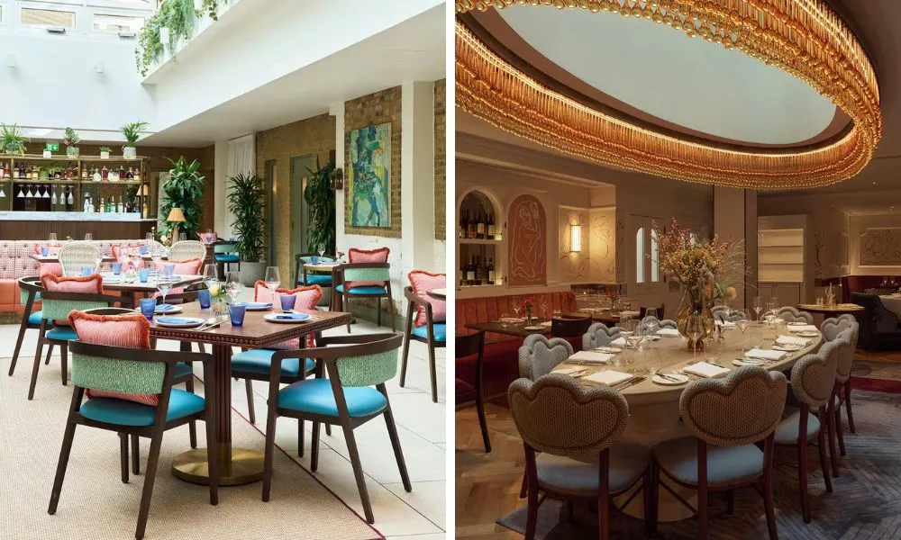 private dining spaces in a hotel