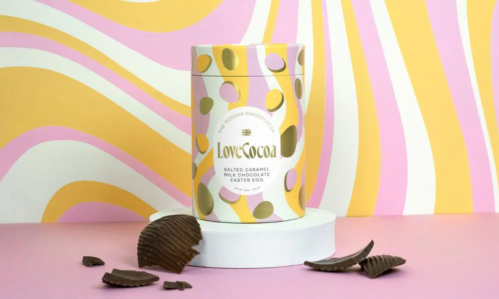 love cocoa salted caramel easter egg