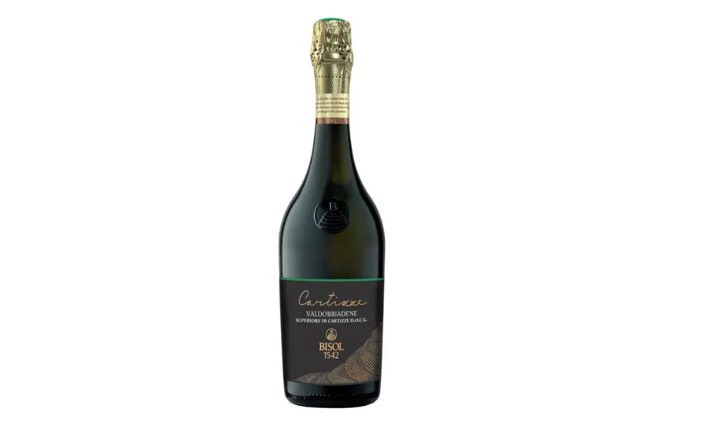 cartizze dry bisol prosecco bottle