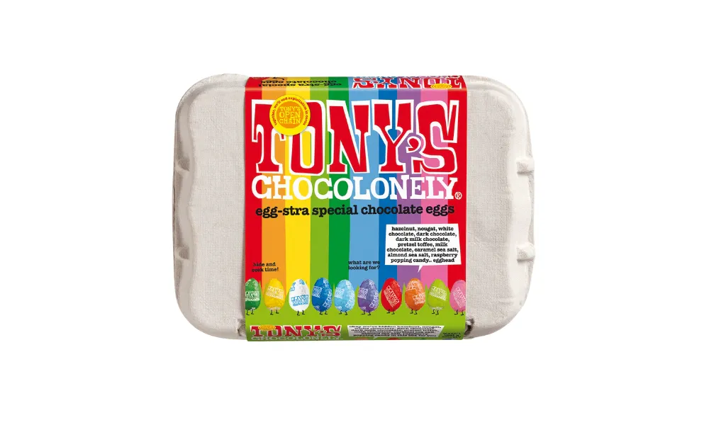 Chocolate egg carton
