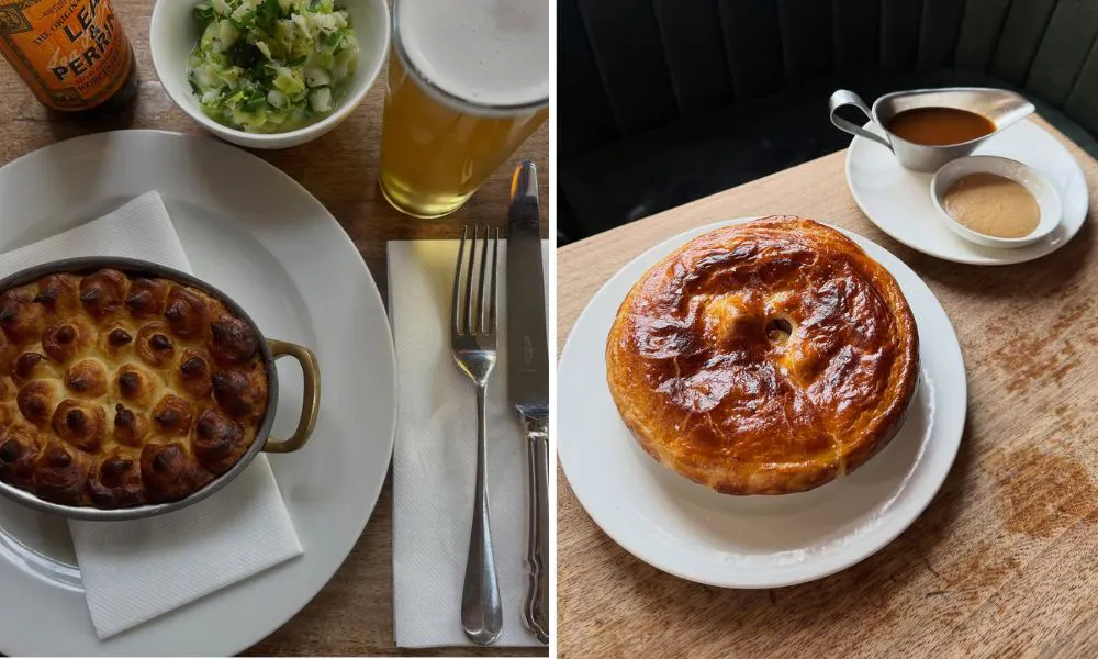 Pies at The Marksman
