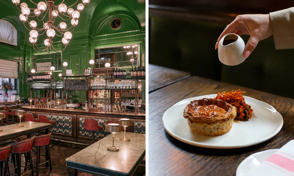 chicken tikka pie at the wigmore