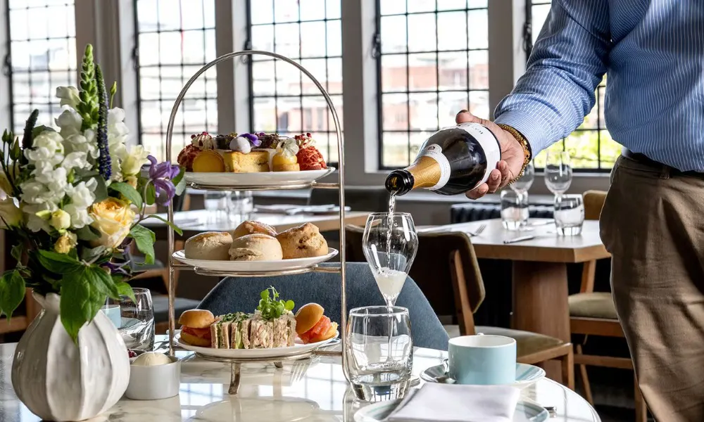 Afternoon tea served at swan London