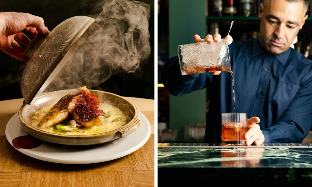 cocktail making at nobu