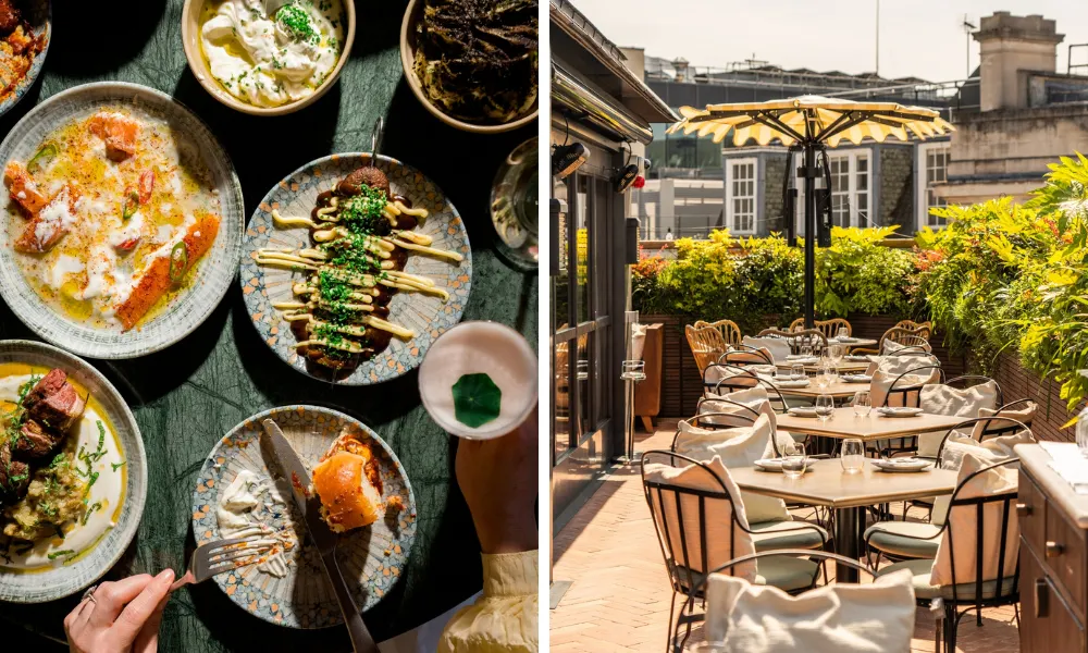terrace in sunshine at yasmin