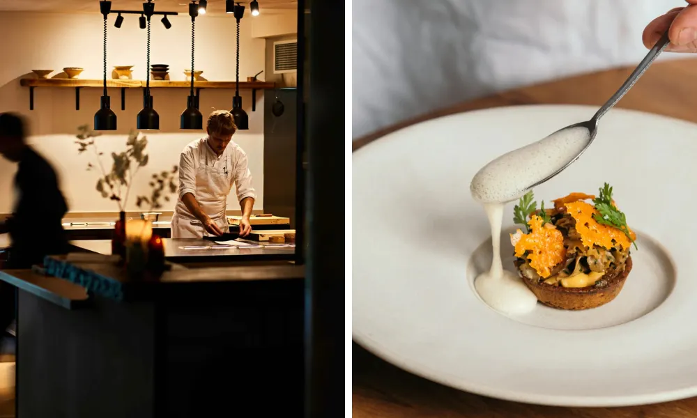 chef's pass and plating at st barts