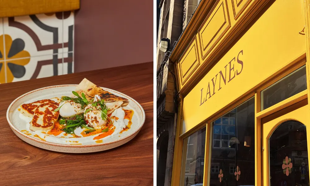 poach eggs at laynes