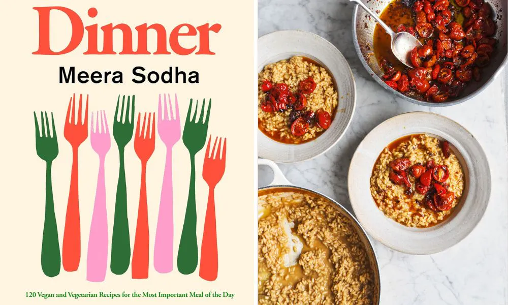 Dinner cookbook cover and recipes