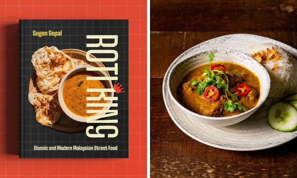 Roti King cover and food