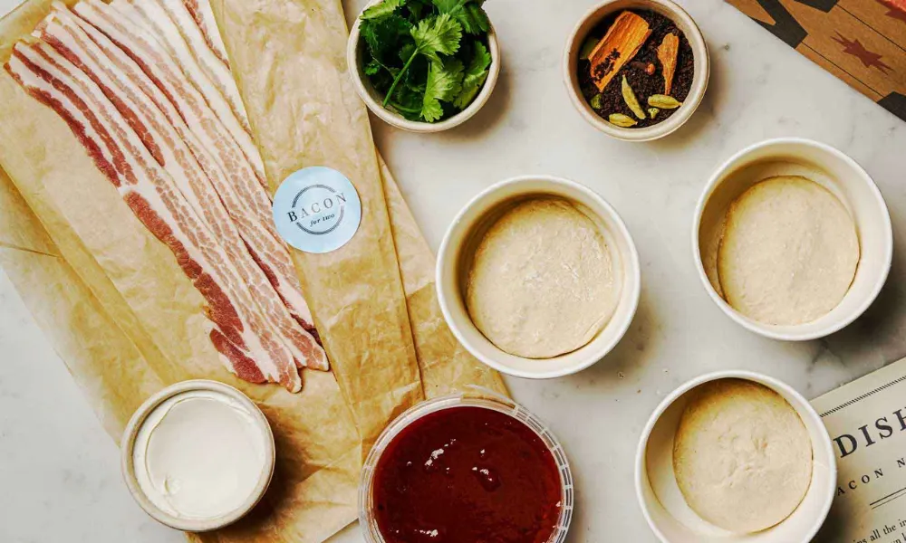 bacon naan meal kit