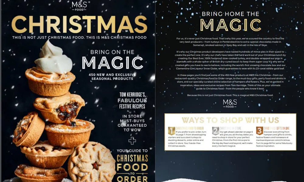 m&s catalogue front page