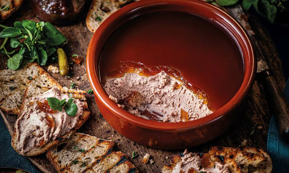 Duck liver parfait by Tom Kerridge