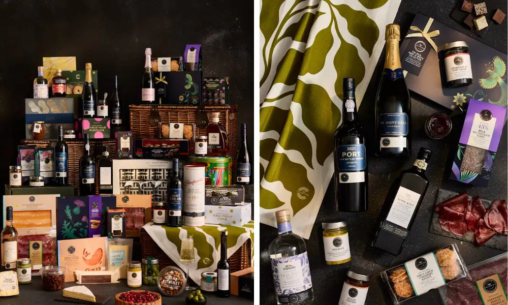 Christmas prestige hamper by M&S