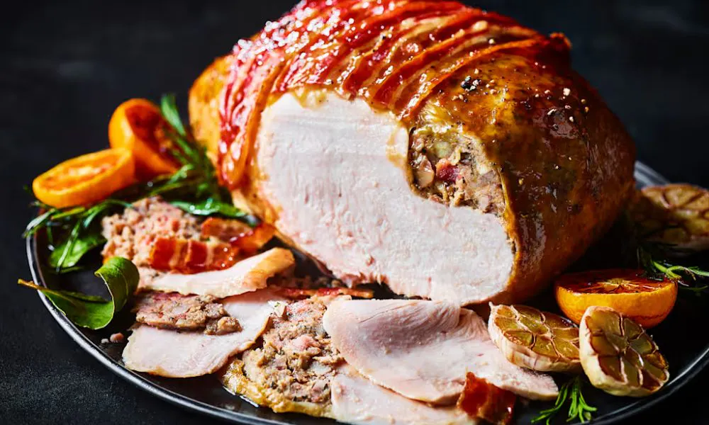 Irish Turkey Crown on the Bone with Italian Chestnut Pancetta & Calabrian Orange Stuffing