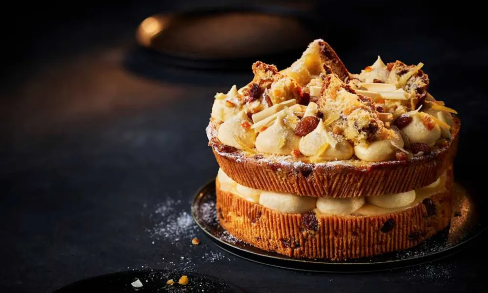 M&S panettone cake with lemon mascarpone