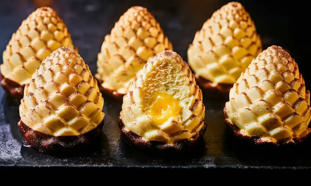 M&S passionfruit mousse cones