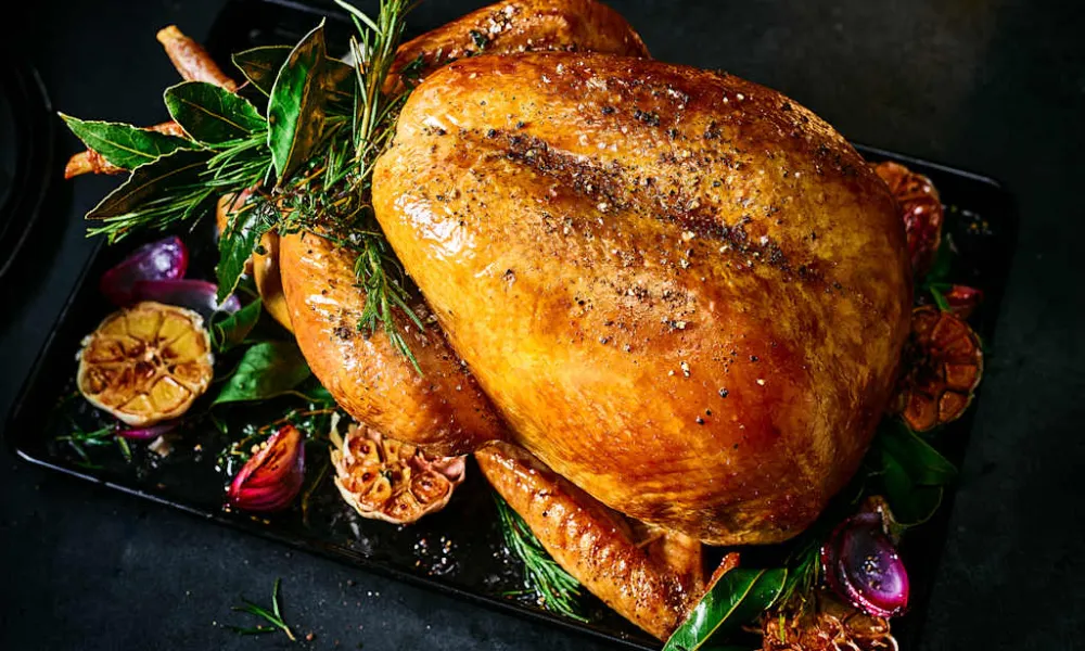 Whole roast turkey by M&S 