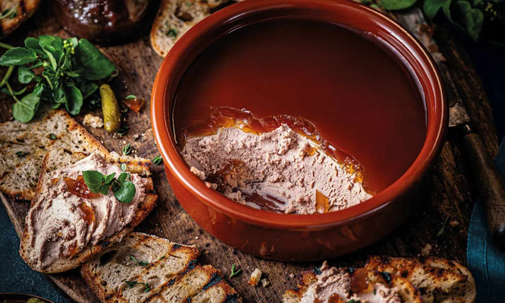 M&S Christmas starter duck liver pate