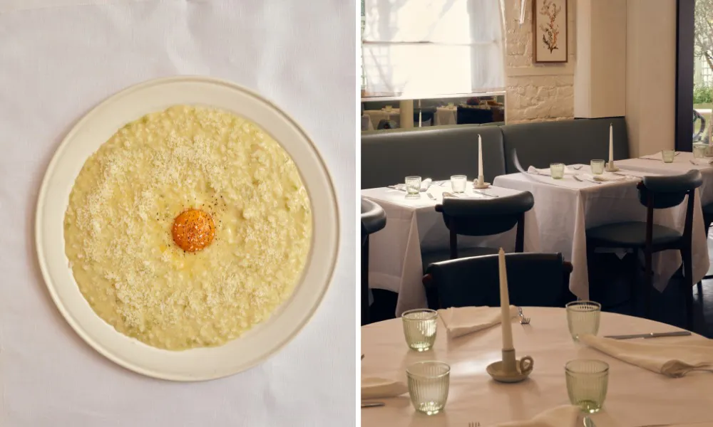 Rosina in Wandsworth, the risotto bianco and interiors