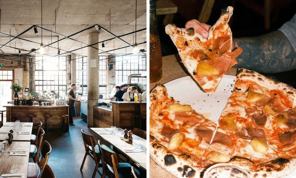 pizza at lardo hackne