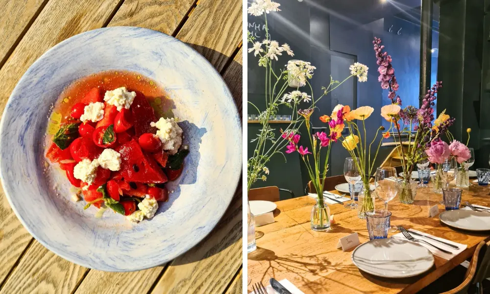 outdoor dining at artusi