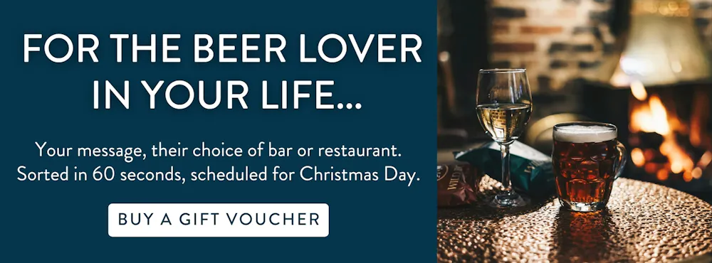 beer christmas restaurant voucher