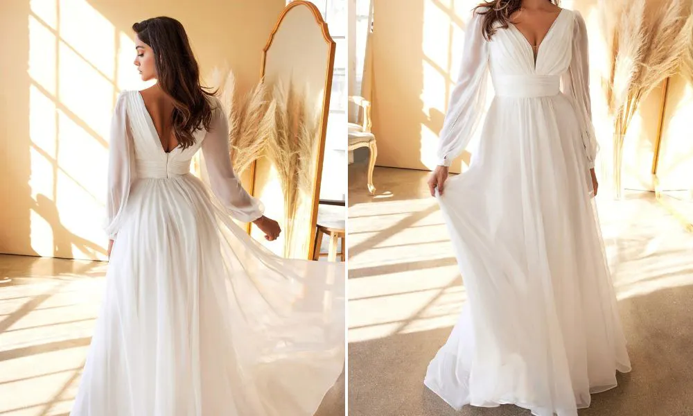 Long sleeve wedding dresses