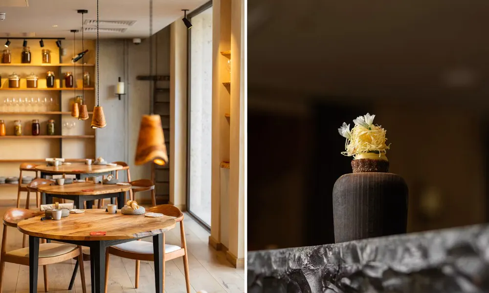 St Barts dining room and snack