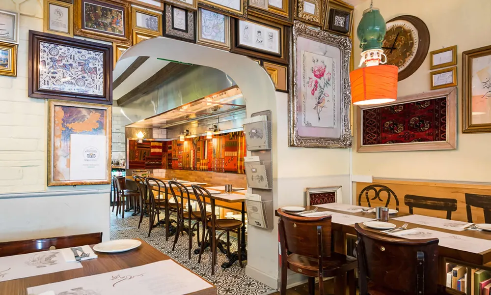 dining room at hafez