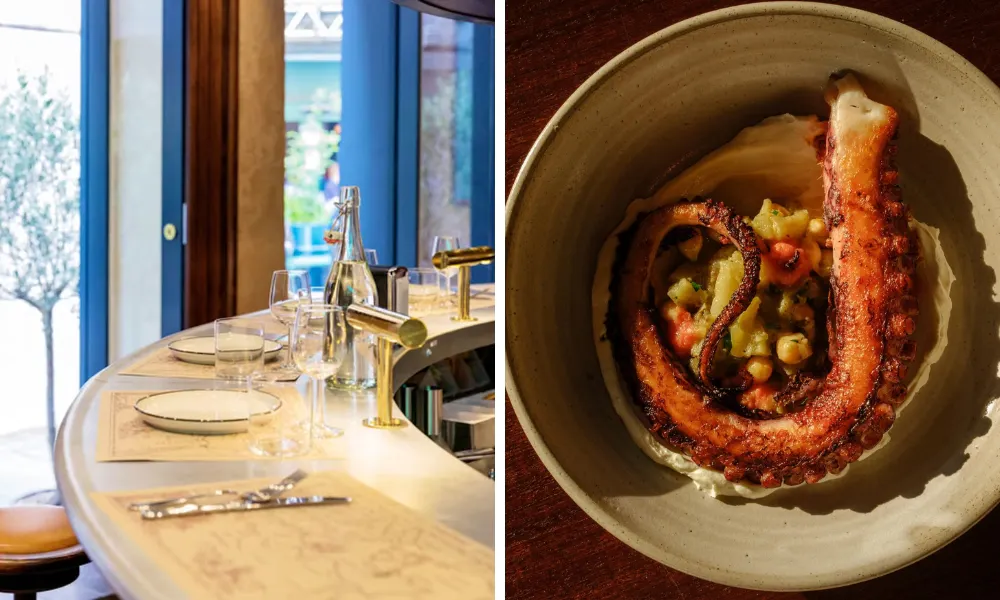 barbary covent garden octopus dish