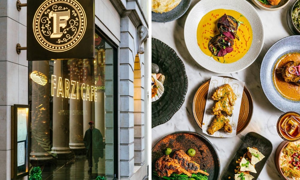 vibrant indian cooking at farzi