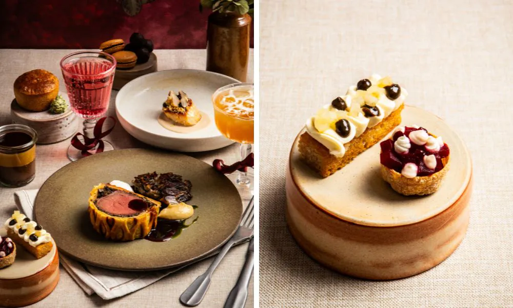 beef wellington and petit fours