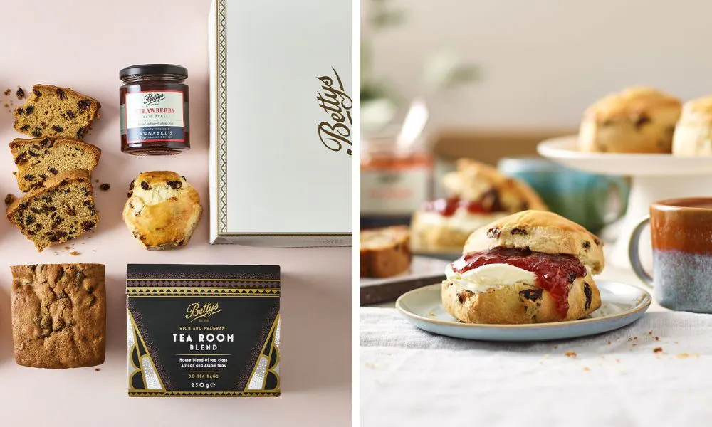 Betty's tea and scones gift box selection