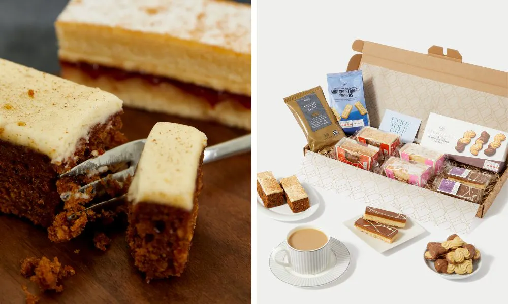 Marks and Spencer's letterbox after tea selection