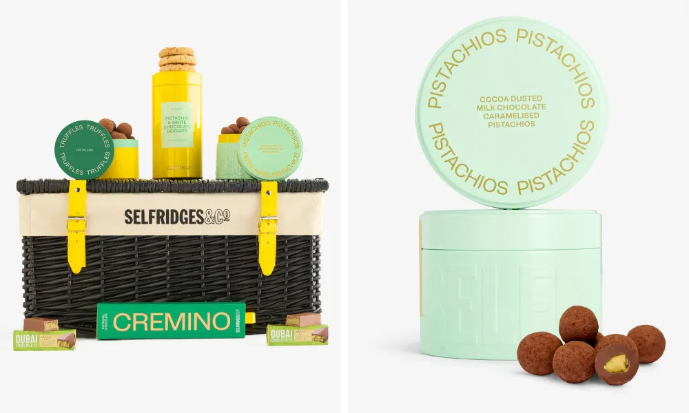 Selfridges pistachio gift set
