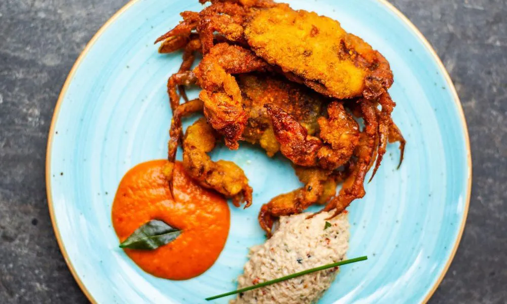 Fried crab