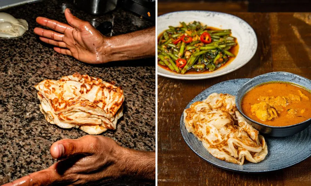 Roti king curry and rotis