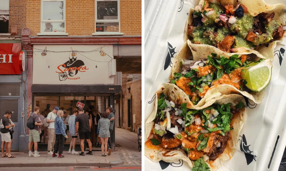 queues outside sonora taqueria