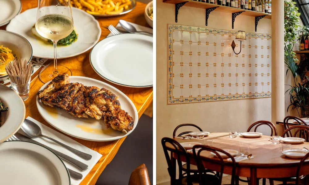 Piri piri chicken and sides