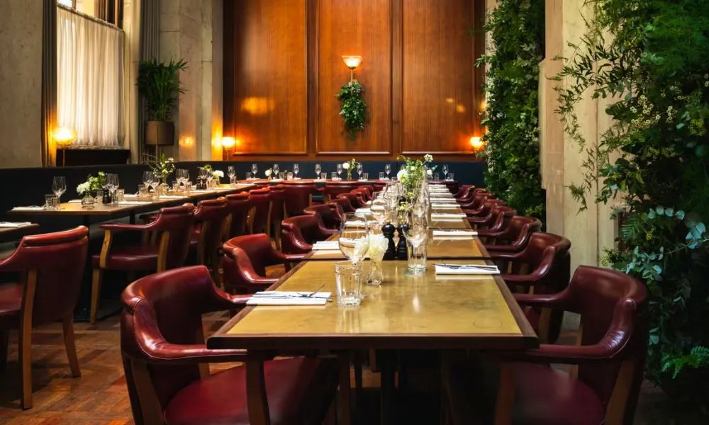 Private dining room at Hawksmoor