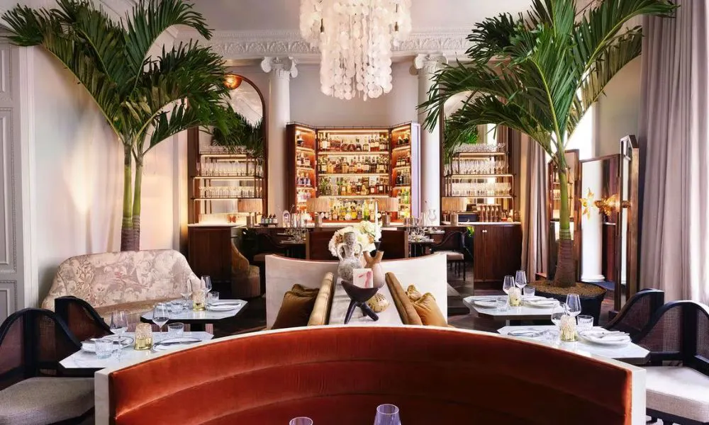 private dining room full of light and foliage