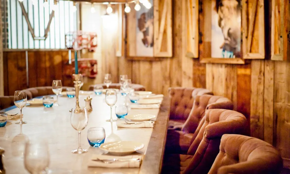 the stables private dining riding house