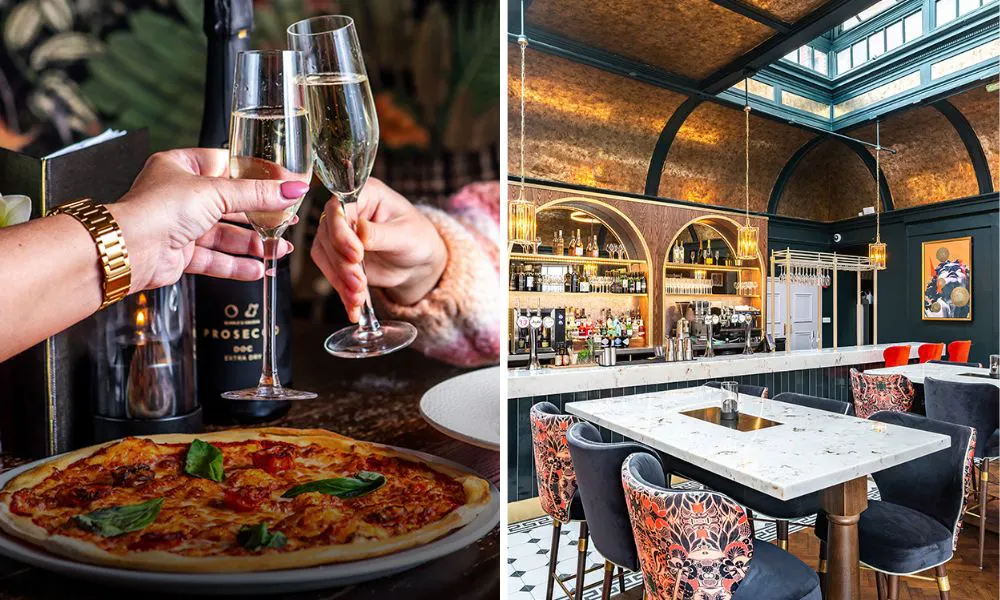 Prosecco, pizza and interiors