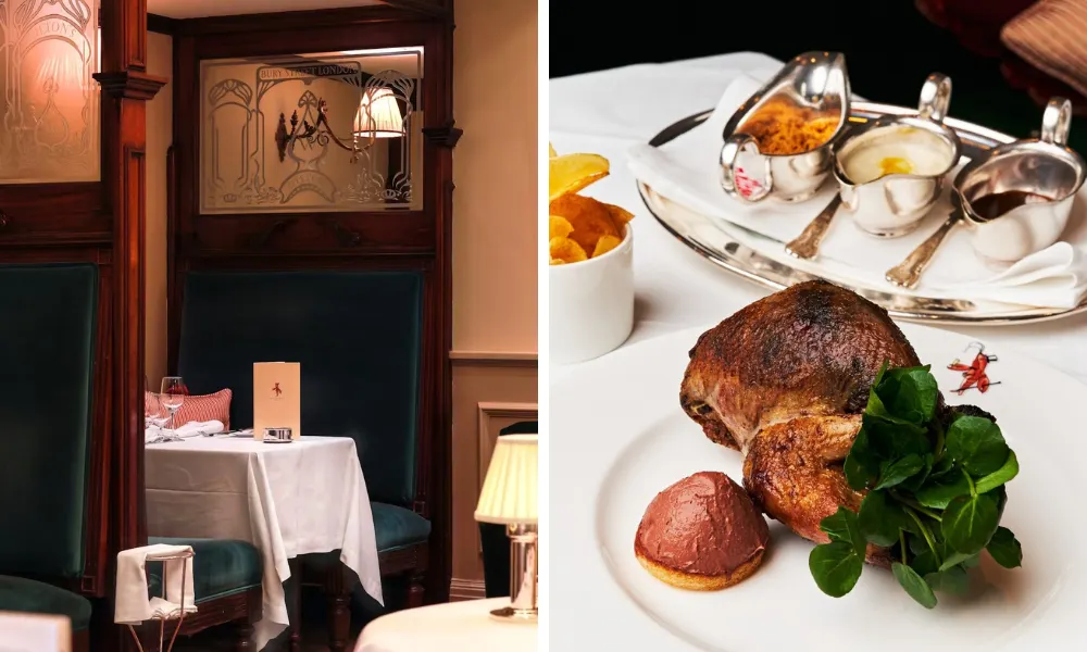 roast grouse at wiltons