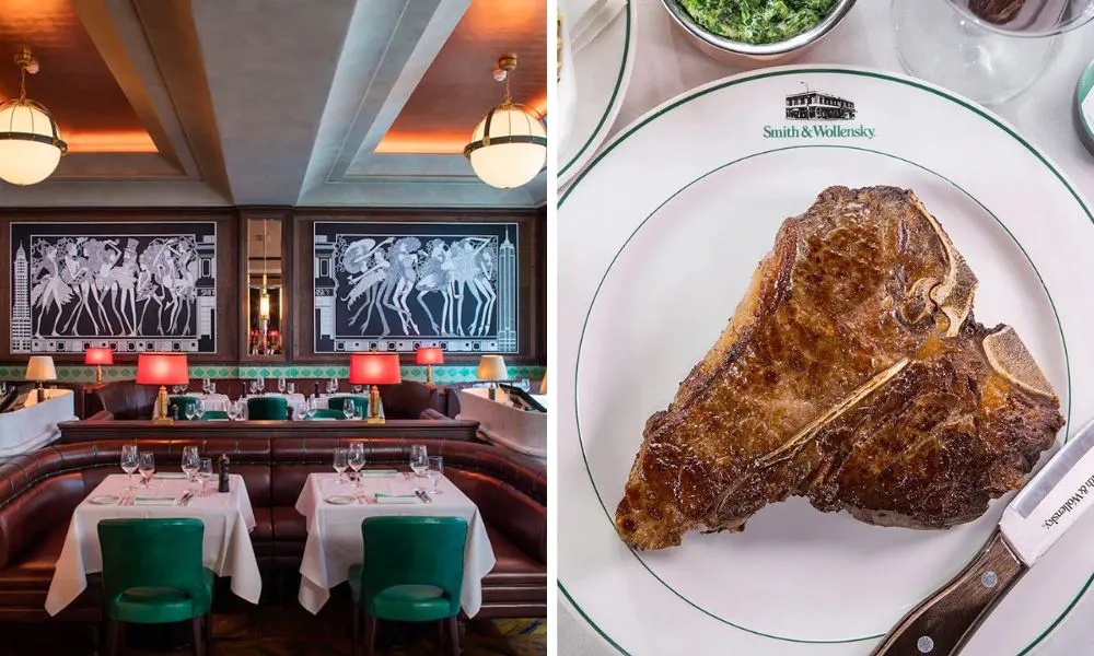 Cooked t bone cut at smith and wollensky
