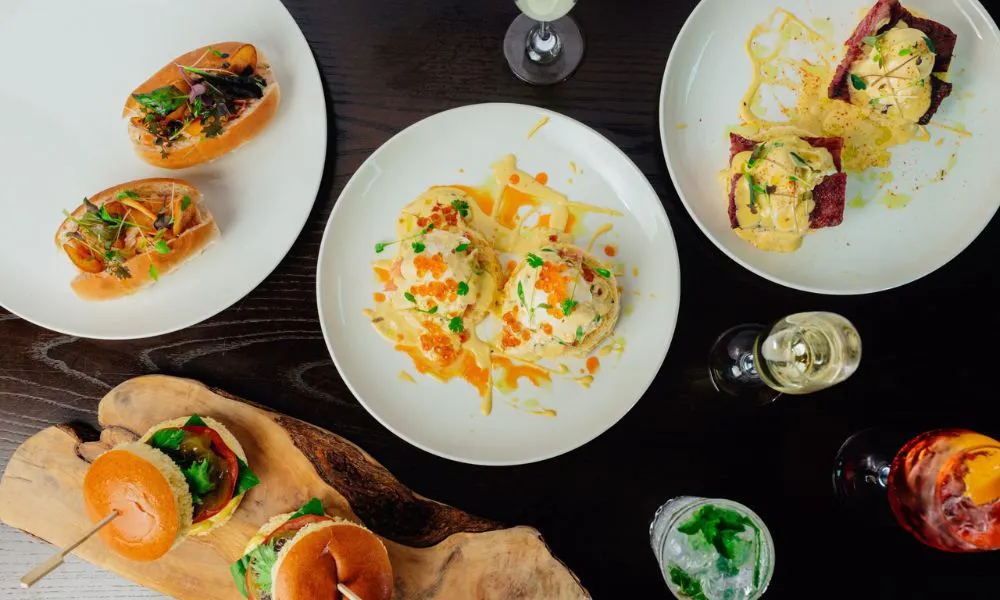 bottomless brunch dishes