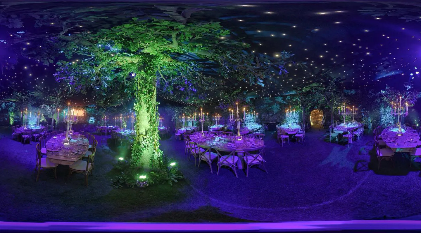 Event Trees best london florists floral design forest under the stars dining installations