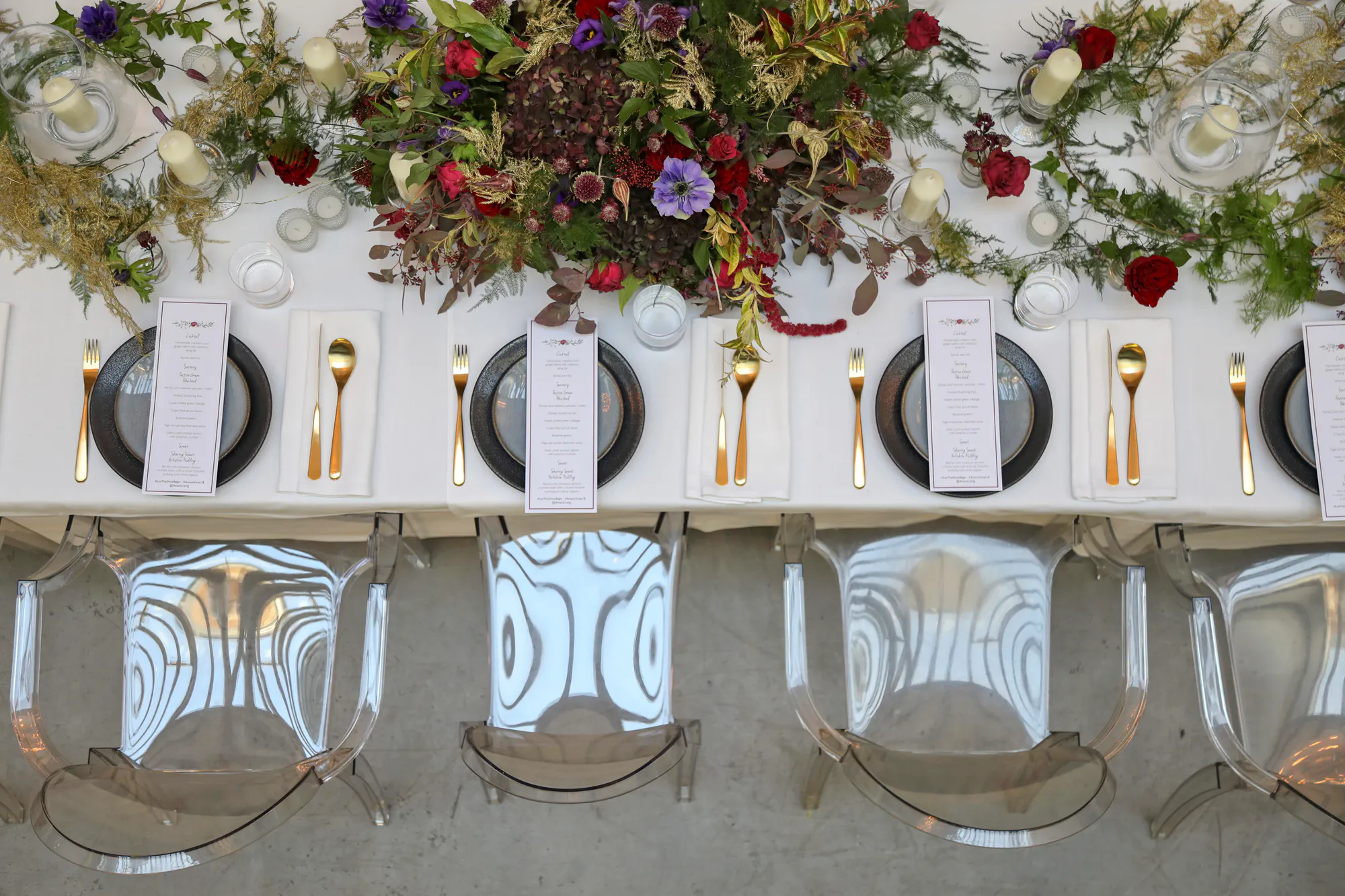 McQueens best london florists event suppliers floral table design luxury decor