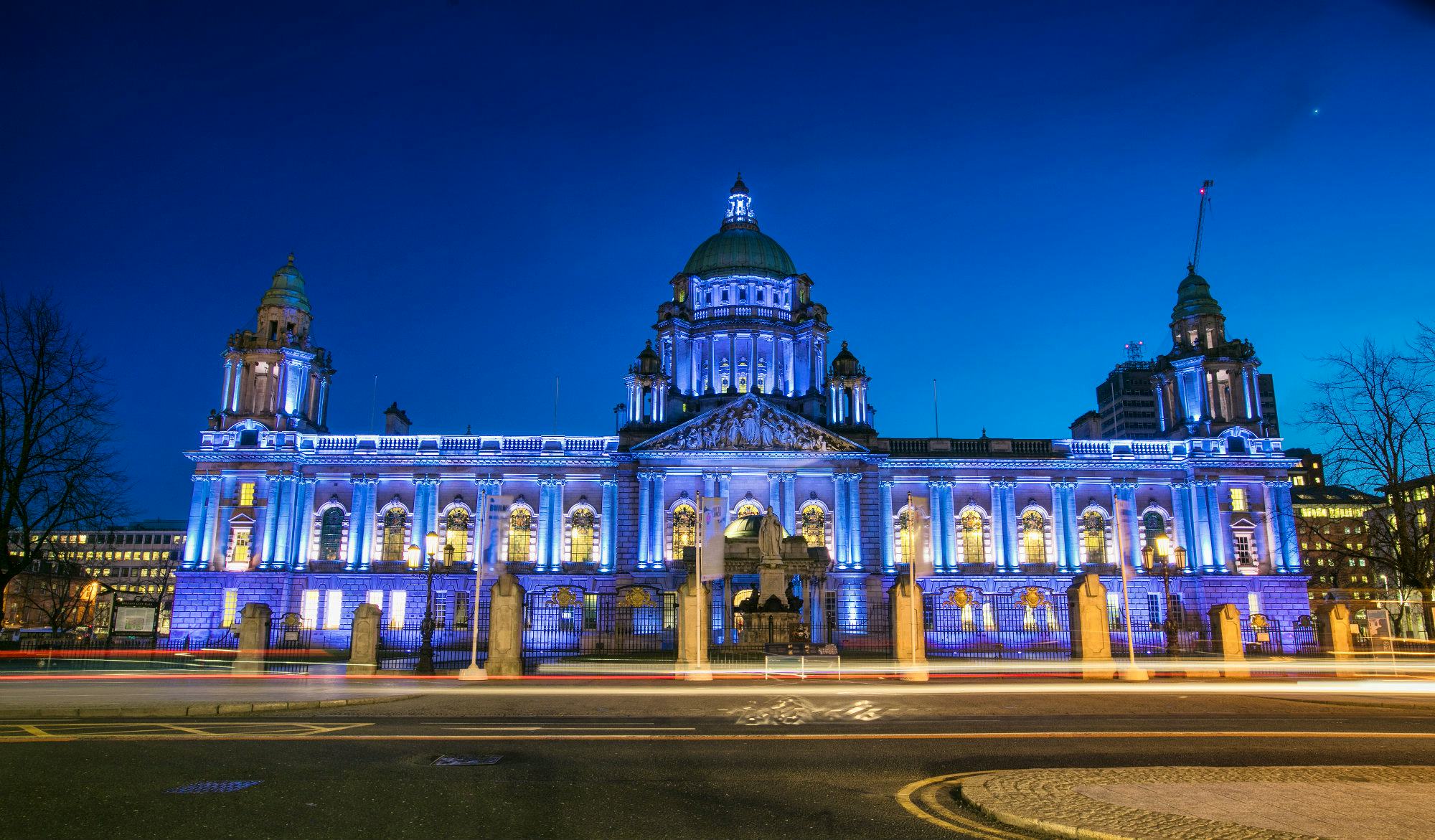 Business destination focus Ireland Belfast City hall